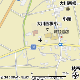 秋田県大仙市大曲西根小館24周辺の地図