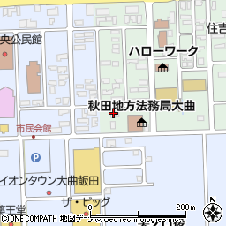 秋田県大仙市大曲住吉町1-56周辺の地図