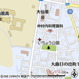 株式会社アチカ　大仙支社周辺の地図