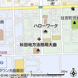 秋田県大仙市大曲住吉町1-31周辺の地図