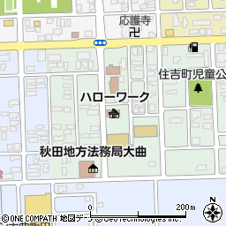 秋田県大仙市大曲住吉町33周辺の地図