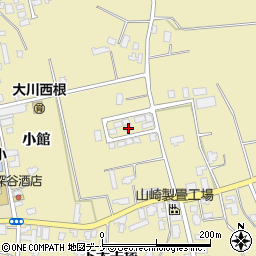 秋田県大仙市大曲西根小館191-10周辺の地図