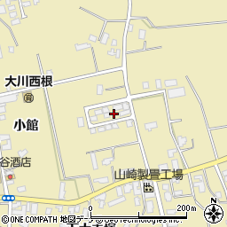 秋田県大仙市大曲西根小館191周辺の地図