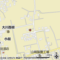 秋田県大仙市大曲西根小館174周辺の地図