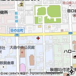 大仙市役所建設部　建築住宅課周辺の地図