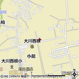 秋田県大仙市大曲西根小館136周辺の地図