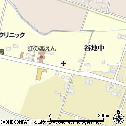 秋田県大仙市戸蒔谷地中16周辺の地図