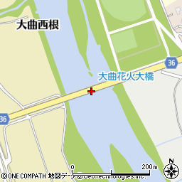 大曲橋周辺の地図