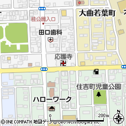 応護寺周辺の地図