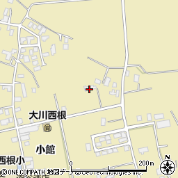 秋田県大仙市大曲西根小館113周辺の地図