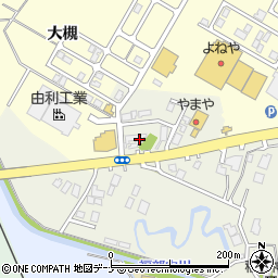 秋田県大仙市東川佐戸周辺の地図