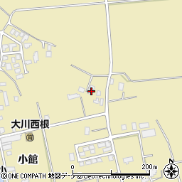 秋田県大仙市大曲西根小館115周辺の地図