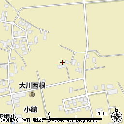 秋田県大仙市大曲西根小館99-2周辺の地図