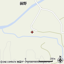 秋田県由利本荘市松本小川口周辺の地図