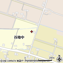 秋田県大仙市戸蒔谷地中74周辺の地図