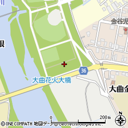 秋田県大仙市小貫高畑周辺の地図