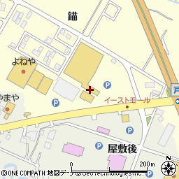 秋田県大仙市戸蒔錨48周辺の地図