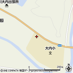 秋田県由利本荘市松本小及位野周辺の地図