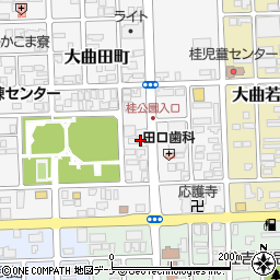 ＹＳＰ秋田大曲周辺の地図