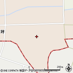 秋田県大仙市高梨（一ノ坪）周辺の地図