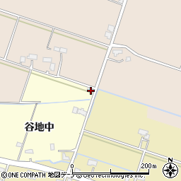 秋田県大仙市戸蒔谷地中77周辺の地図