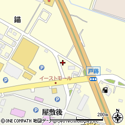 秋田県大仙市戸蒔錨69周辺の地図