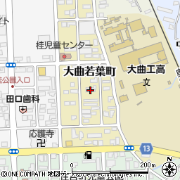 秋田県自動車整備振興会　大曲仙北支部周辺の地図