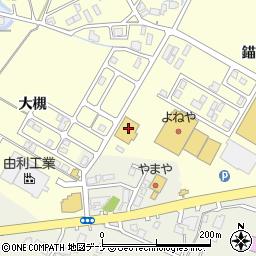 秋田県大仙市戸蒔錨2周辺の地図