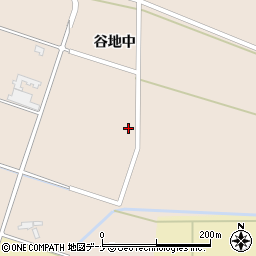 秋田県大仙市高梨谷地中135-2周辺の地図