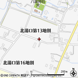 岩手県花巻市北湯口第１３地割周辺の地図