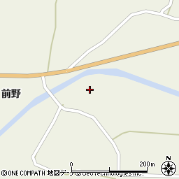 秋田県由利本荘市松本寺ノ下周辺の地図