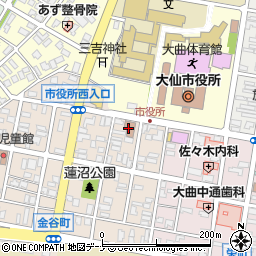 仙北教育会館周辺の地図