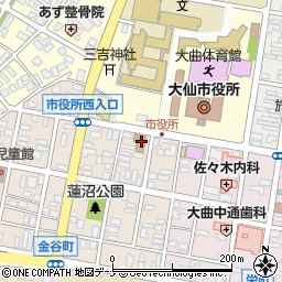 秋田県教職員組合仙北支部周辺の地図