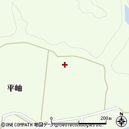秋田県由利本荘市平岫（大谷地）周辺の地図