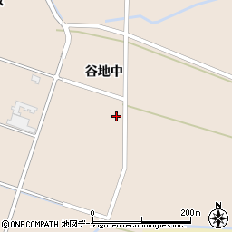 秋田県大仙市高梨谷地中116周辺の地図