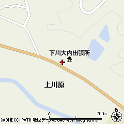 秋田県由利本荘市松本上川原周辺の地図