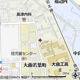 秋田県大仙市大曲須和町2丁目12-2周辺の地図