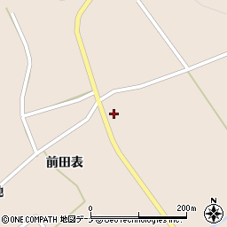 秋田県由利本荘市岩谷麓後小町84周辺の地図