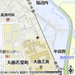 秋田県大仙市大曲須和町2丁目12-25周辺の地図