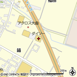 秋田県大仙市戸蒔錨159周辺の地図