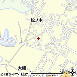 秋田県大仙市戸蒔周辺の地図