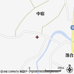 秋田県大仙市南外田中87周辺の地図