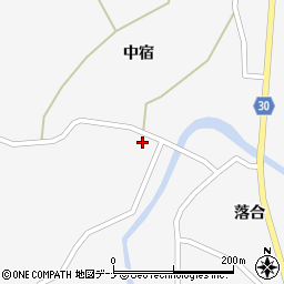 秋田県大仙市南外田中89周辺の地図