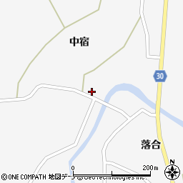秋田県大仙市南外田中92周辺の地図