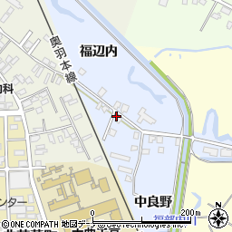 秋田県大仙市大曲中良野91周辺の地図