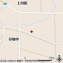 秋田県大仙市高梨谷地中35周辺の地図