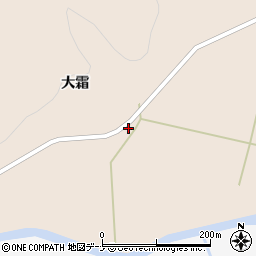 秋田県由利本荘市長坂大霜5周辺の地図