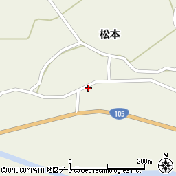 秋田県由利本荘市松本道添92周辺の地図