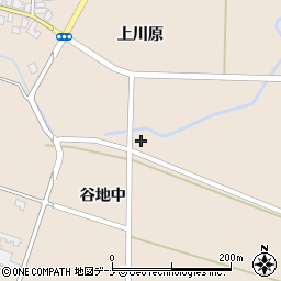 秋田県大仙市高梨谷地中27周辺の地図