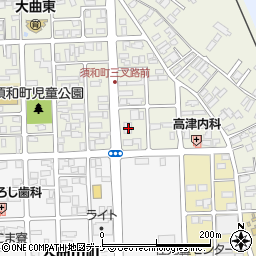 秋田県大仙市大曲須和町2丁目2-4周辺の地図